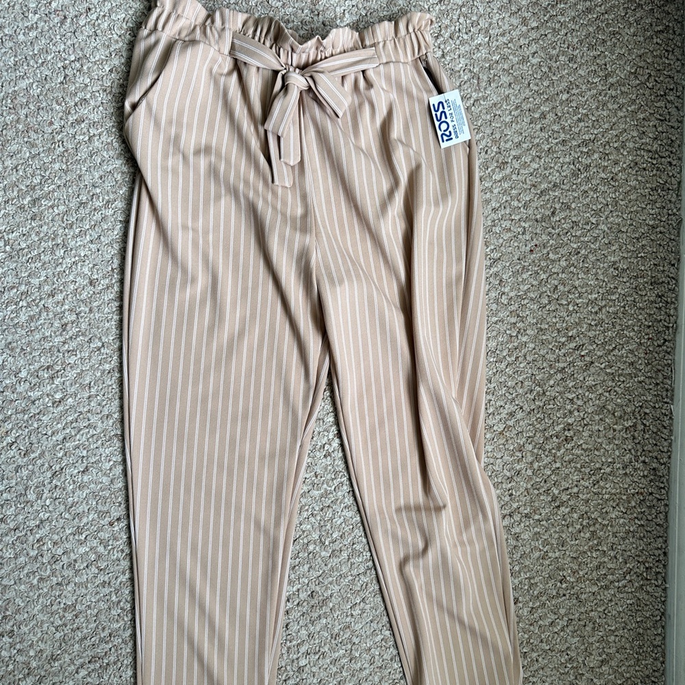 Beige Office Pants Size XL